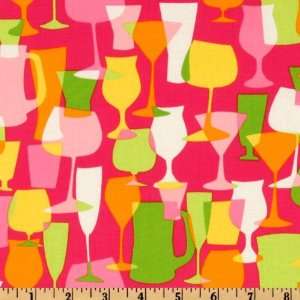  44 Wide Cheers Summer Fabric By The Yard Arts, Crafts & Sewing