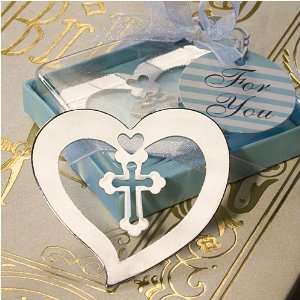  Heart and Cross Bookmark: Office Products