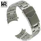 Hadley Roma 22mm #15 Curved or Straight Stainless Metal Watch Band