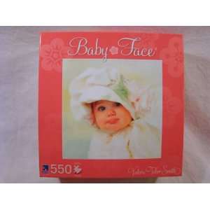   Smith 550 Piece Jigsaw Puzzle Baby Face   Pink Box Toys & Games