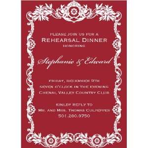  Right Frame Of Mind Burgundy Invitations