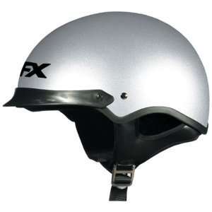  AFX FX 3 Beanie Half Helmet , Color: Silver, Size: XS FX 
