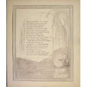  Poem Poetry Art Artist Lady Reflection Antique Print