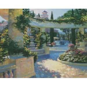    Bellagio Garden artist Howard Behrens 36x27