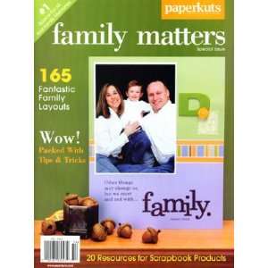  Family Matters   Scrapbook Idea Design Book Office 