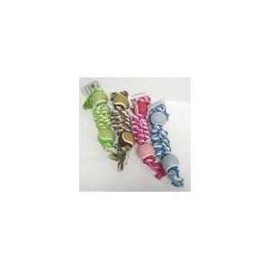  Heavy Braid Double Ball Rope Dog Toy, 15 Assorted Pet 