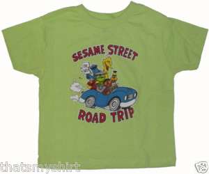 Sesame Street Road Trip Toddler T Shirt 4T  