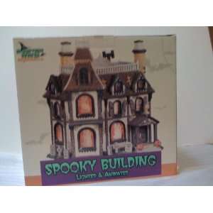  Halloween Lighted and Animated Spooky Building   The 