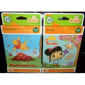  Leap Frog Tag Junior 2 Book Set Pooh Loves To; Ni Hao 