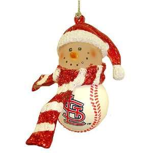   Home Run Snowman St. Louis Cardinals MLB Christmas Ornament: Home
