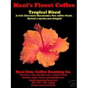 Hawaii Maui Oma Coffee Tropical Blend Roasted on Maui  