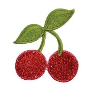  Blumenthal Lansing Iron On Appliques Cherries 1/Pkg; 3 