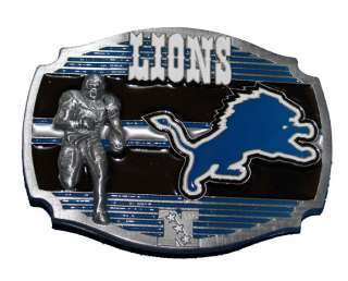 Detroit Lions NFL Belt Buckle Football SALE  