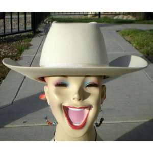  Vintage Cream Shudde Bros. Cowboy Cowgirl Hat Size 7.50 
