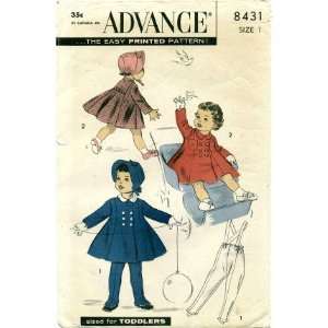   Toddler Girls Coat Bonnet Leggings Size 1: Arts, Crafts & Sewing