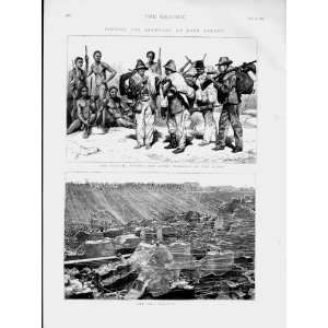  1873 Digging Diamonds Cape Colony Natives Mining Mines 