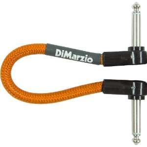  DiMarzio Neon Overbraid Jumper Cable Pedal Coupler Orange 