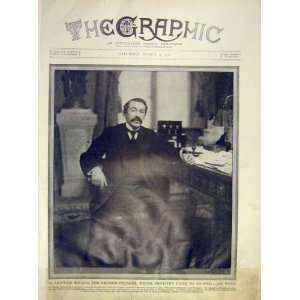  Briand French Premier Portrait Old Print 1911
