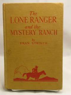 Lone Ranger Mystery Ranch Striker Laune HC 1938  