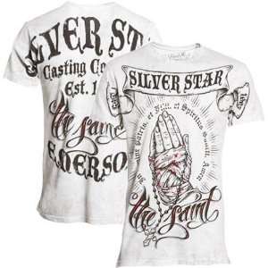   Silver Star White Rob The Saint Emerson T shirt