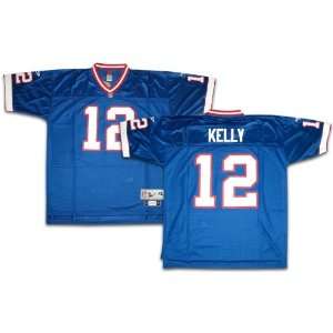  Jim Kelly Reebok Premier Bills Blue NFL Jersey Sports 