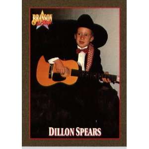  1992 Branson On Stage Trading Card # 48 Dillon Spears In a 