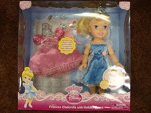 My First Disney Princess Cinderella Doll with Holiday Pink Dress and 