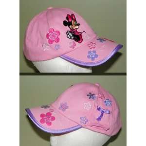    Disney   Minnie Mouse & Flowers   Girls Cap / Hat 
