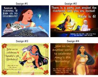   Pocahontas ~ Birthday Party Ticket Invitations, Supplies, and Favors