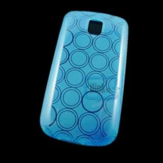   TPU silicone Skin case cover for LG Optimus One P500 #LG5 blue  