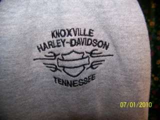 Harley Davidson Sweatshirt Embroidered Logo Cool Weather Riding Youth 