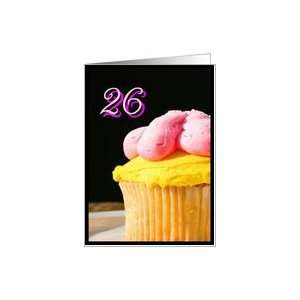  Happy 26th Birthday muffin Card Toys & Games