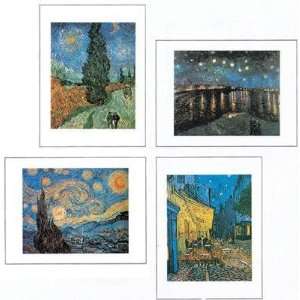  Starry Nights (Set Of 4)    Print: Home & Kitchen