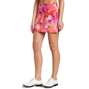  Tracey Lynn Womens Abstract Flower Skort with White Short 