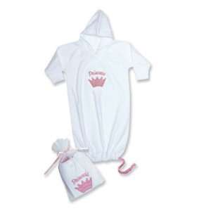  Mud Pie Infant Princess Hooded Gown: Baby