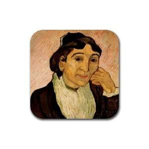   Madame Ginoux 2 By Vincent Van Gogh Square Coasters