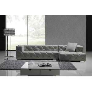  Vig Furniture T163   Full Leather Sectional Sofa With 
