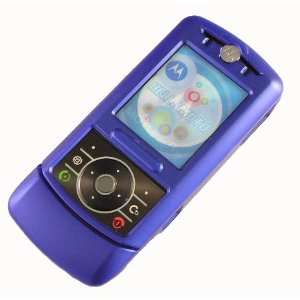 Motorola RIZR Z3 Rubberize Dark Blue Texture Snap on Crystal Case 