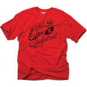  One Industries Viva T Shirt   2X Large/Red Automotive