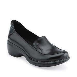 Clarks MILL TOWN Womens Black Leather Comfort Slip On Shoe  