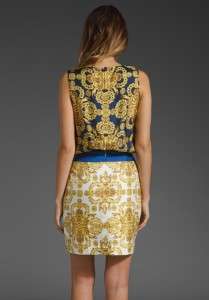 NEW 2012 Tibi Horseshoe Crab Print Silk Dress 0/4/XS/S $345  