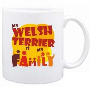 New  My Welsh Terrier Is My Family  Mug Dog