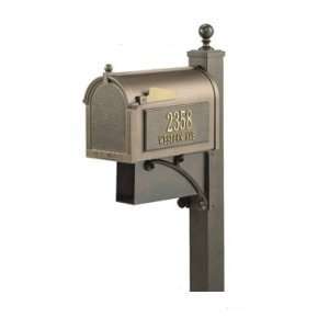  Whitehall Mailboxes Westwood Mailbox Package in Bronze 