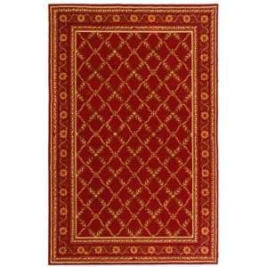 Safavieh Wilton WIL324A Red Traditional 39 x 59 Area Rug:  
