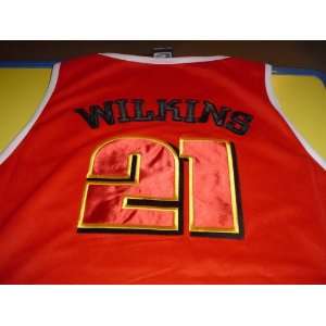  Dominique Wilkins # 21 Giv and go Jersey Size 2xl: Sports 