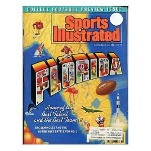  Florida Colleges Unsigned 1988 Sports Illustrated Sports 