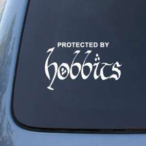 Protected By Hobbits   Car, Truck, Notebook, Vinyl Decal Sticker #2612 