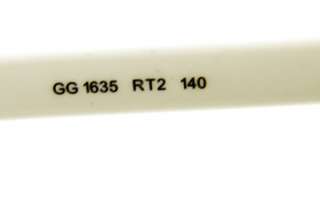   GG 1635 RT2 S.54 RX GLASSES BLACK WHITE PLASTIC EYEGLASSES AUTHENTIC