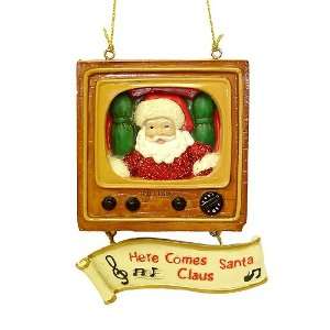   Santa Claus Television Christmas Ornament #W3705