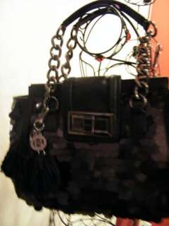 BEBE bag purse handbag pocketbook TOTE LOGO HOBO black 184803  